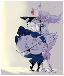 anus betty_sourisnoir big_ass clo_argento_(slb) goth horny lesbian shortstack slb white_hair