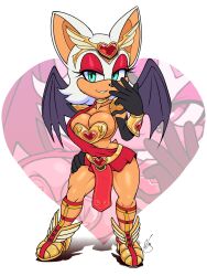 1girls 2d anthro armor barely_sly bat bat_wings big_breasts biting_lip blue_eyes boots chiropteran eyebrows eyeshadow female female_only headwear large_breasts mobian mobian_(species) mobian_bat red_eyeshadow rouge_the_bat sega skirt smile solo sonic_(series) sonic_adventure_2 sonic_forces_speed_battle sonic_the_hedgehog_(series) thick_ass thick_hips thick_thighs thin_waist valentine_rouge white_background white_fur white_hair