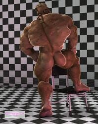 3d 3d_(artwork) ass balls bara big_penis facial_hair male male_only marvel marvel_comics muscles muscular nude penis sabretooth snarlthewerewolf solo solo_male victor_creed x-men