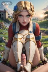 1boy 1boy1girl 1girls ai_generated arm_support armor artist_name blonde_hair blue_flower blue_rose boots braid castle closed_mouth cum cum_on_body cum_on_clothes erection female flower footjob gauntlets gloves grass green_eyes gumroad_username hair_flower hair_ornament hi_res knees_up lakyus_alvein_dale_aindra lips long_hair looking_at_viewer nose outdoors overlord_(maruyama) patreon_logo patreon_username penis pov r34arts rock rose sitting sky solo_focus straight sunlight tree twitter_logo two-footed_footjob uncensored vambraces watermark web_address