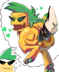 ajaw_(genshin_impact) ass balls big_ass fisting furry genshin_impact kinich_(genshin_impact) rich_trueman