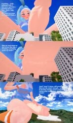 1futa 3d blue_hair body_growth body_growth_(enlargement) city cum cum_flood destruction ejaculation english_text female futa_giantess futanari giantess giantess_futa growth huge_cock hyper_giantess intersex kahili_(pokemon) koikatsu looming nintendo penis pokemon pokemon_sm solo solo_focus text xavierhuge