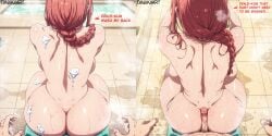 1boy 1boy1girl 1girls 2koma ai_generated artist_name ass ass_focus back back_focus back_muscles backboob bath bath_stool bathhouse bathing bathroom bathtub big_ass big_breasts big_butt big_thighs blurry_background braid braided_ponytail breasts bubble_ass bubble_butt butt_crack buttjob casual_nudity chainsaw_man child_bearing_hips completely_naked_female completely_nude completely_nude_female curvy curvy_female denji_(chainsaw_man) dialogue dimples_of_venus english_text erection face_out_of_frame facing_away fat_ass female from_behind hair_over_shoulder hips hotdogging huge_ass huge_boobs huge_breasts huge_butt indoors large_ass large_breasts large_thighs light-skinned_female long_hair makima_(chainsaw_man) male male_pov median_furrow mixed-sex_bathing naked naked_female nervous_sweat nude nude_female penis penis_on_ass plump plump_ass ponytail pov pov_crotch pov_hands red_hair round_ass round_butt shared_bathing shiny shiny_butt shiny_skin shoulder_blades sitting soap soap_bubbles solo_focus steam stool straight sweat tanakaart text thick thick_ass thick_butt thick_hips thick_legs thick_thighs thighs tile_floor tile_wall tiles voluptuous voluptuous_female washing washing_hair water wet wet_ass wet_body wet_breasts wet_hair wet_skin wide_hips