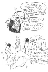 arguing argument artist_request deltarune discussion femsub human_male_on_anthro_female human_on_anthro human_penetrating humandom instant_loss_2koma jojo's_bizarre_adventure kris_(deltarune) losing_mind maledom mating_press noelle_holiday vaginal_penetration