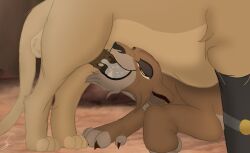 age_difference bodily_fluids cum cum_in_mouth cum_inside disney duo enjoying fan_character felid feline fellatio female feral genital_fluids hayden_(king_hg_21) hi_res king_hg_21 lion male male/female mammal mature_female oral original_character pantherine penile robotic_leg robotic_limb saliva sex sucking the_lion_guard the_lion_king zira_(the_lion_king)