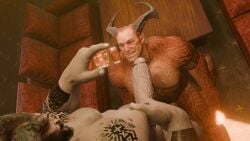 bara big_penis boner cock crossover dick dragon_age erection gay general_shao horns iron_bull lord_ace male male_only mortal_kombat mortal_kombat_1_(2023) muscular muscular_male netherrealm_studios penis shao_kahn