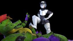 3d dominant femboy five_nights_at_freddy's five_nights_at_freddy's:_security_breach fnaf foot_fetish foot_job furry male/male montgomery_gator_(fnaf) nightbotgrey staff_bot_(security_breach) stuffbot_(nightbotgrey)