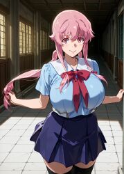 1girls ai_generated alternate_ass_size alternate_body_type alternate_breast_size alternative_bust_size beautiful beauty below_view breasts breasts_bigger_than_head cleavage clothed clothing elisabeth_cheria female female_focus female_only from_below gasai_yuno gigantic_breasts huge_breasts hyper hyper_breasts large_breasts long_hair massive_ass massive_breasts massive_thighs massive_tits mirai_nikki mommy mommy_milker mommy_milkers open_clothes open_eyes patreon patreon_username pink_eyes pink_hair sexy_body solo solo_female solo_focus stretched_clothing tight_clothing voluptuous