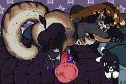 3:2 absurd_res alloure_(_allourian) anal_piercing animal_genitalia animal_penis anthro anus ass ass_up autofootjob backsack balls balls_deep bed bedding blanket border_collie butt_focus canid canine canis collie demiboy domestic_dog ear_piercing equid equine equine_anus equine_genitalia equine_penis feet foot_fetish foot_play furniture furry genitals herding_dog hi_res horse hybrid lying lying_on_bed male mammal masturbation nipple_piercing nipples no_humans nonbinary_(lore) on_bed on_front on_side painted_claws pastoral_dog penetration penis piercing pillow plushie sheepdog stitch_(sewing) wolf wolfdog yonnixart