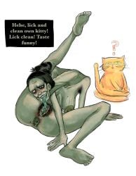 cat lady (no, i'm not a human) from no, i'm not a human by 0zempicshitter