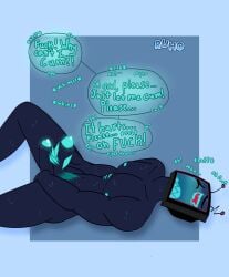 antennae begging big_dick big_penis crying eyes_rolling_back gills male masturbating masturbation non-human object_head pathetic pathetic_male sobbing solo square_nipples sweating twink two_dicks vox_(hazbin_hotel)