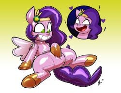 ! 1girls 2020s 2025 artist_signature black_blush black_blush_lines blush blush_lines bodysuit commission cosplay cosplaying_as_self disguised_as_self equine equine_only female female_only full_body_suit fully_clothed fully_covered gold_tiara golden_tiara green_eyes happy hasbro heart_symbol hi_res horse horse_only inside_view lettuce_(artist) looking_pleasured masturbation masturbation_through_clothing mlp_g5 my_little_pony my_little_pony:_tell_your_tale open_eyes open_mouth pink_bodysuit pink_clothing pink_fur pink_rubber pipp_petals_(mlp) png pointless_disguise pony pony_only purple_hair purple_heart_(symbol) purple_tail rubber rubber_clothing rubber_suit self_cosplay signature sitting smile solo stuck_in_clothes tail tiara trapped_in_clothing wrinkles_in_clothes yellow_background