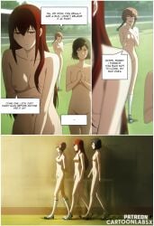 ai_generated amane_suzuha anime anime_style caption caption_box captioned casual casual_exposure casual_nudity clothes_disappearing clothes_down clothes_removed comic comic_page comics covering covering_crotch covering_self embarrassed embarrassed_female embarrassed_nude_exposure embarrassed_nude_female enf humiliated humiliating humiliation humiliation_fetish makise_kurisu naked naked_female nude nude_female public public_exposure public_indecency public_nudity ruka sequence shocked shocked_expression shocked_eyes steins;gate story story_at_source story_in_picture text text_box text_bubble urushibara_ruka words