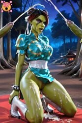 ai_generated alien alien_girl artist_logo bare_legs bare_thighs big_penis blue_clothes blue_clothing boots bottomless bottomless_female bracelet bukkake capcom china_dress chinese_clothes chun-li_(cosplay) circumcised cock cosplay cosplaying_as_character cum cum_on_breasts cum_on_chest cum_on_clothes cum_on_clothing cum_on_face cum_on_leg cum_on_legs cum_on_thighs cumdrip cumdripping cumming cumshot dark_hair dark_hair_female dick double_bun double_cumshot ejaculate ejaculating ejaculating_cum ejaculation erect_penis erection facepaint facial female female_focus fighting_game footwear gamora genital_fluids genitals ginger ginger_female ginger_hair gold_trim green_body green_penis green_pussy green_skin guardians_of_the_galaxy guardians_of_the_galaxy_(game) hair_ribbon hairbuns hands-free handsfree_ejaculation hard hard_cock hard_dick hard_on hard_penis high_resolution highres huge_cock hunnyhive(artist) kneeling kneeling_female kneeling_on_ground large_penis leg_slit loincloth loincloth_aside loincloth_dress marvel marvel_comics night no_panties no_underwear outdoors outside partial_male puffy_short_sleeves pussy pussy_lips pussy_peek red_eyes red_eyes_female red_hair red_hair_female redhead_female redheaded_female slim_waist spiked_bracelet straight street_fighter superheroine tall_boots teeth teeth_visible thighs upskirt vagina veiny veiny_penis video_game_character video_game_franchise video_games warpaint white_boots white_ribbon