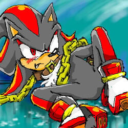 male male_only manaita shadow_the_hedgehog solo sonic_(series) straight_hair tagme