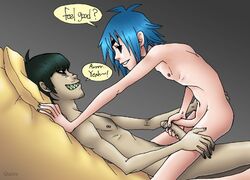 2d_(gorillaz) duo erection gorillaz male male_only multiple_boys murdoc_niccals nude penis quere sex tagme yaoi