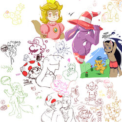 angry_sun bowser buzzy_beetle celestial fuzzy_(yoshi's_island) goomba interspecies koopa koopa_troopa male male/male mario_(series) nintendo paper_mario pokey_(mario) princess_peach shadow_siren straight_hair super_mario_bros. toad_(mario) vivian_(paper_mario) yoshi's_island yoshi_egg