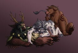 2010 black_hair druid female_tauren hyhlion male male/ambiguous moonkin tauren tauren_female world_of_warcraft