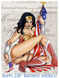 2006 4th_of_july american_flag dc_comics female female_only flag tagme tcatt wonder_woman wonder_woman_(series)