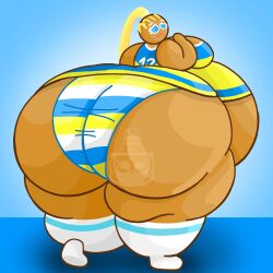 cheerleader_cookie chubbyconnieart cookie_run cookie_run_kingdom cookie_run_ovenbreak female obese