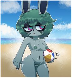 ass big_ass bunny_ears bunny_girl female female_only green_hair green_skin hi_res lagomorph lazzyduck league_of_legends nipples pussy rabbit rabbit_ears rabbit_girl riot_games short_stack shortstack vex_(league_of_legends) yordle