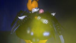 1boy anthro balls big_ass big_butt blowing_bubblegum bubble_ass bubble_butt bubble_gum fart fart_cloud fart_fetish farting farting_at_viewer femboy fox furry huge_ass huge_butt male nine_(sonic_prime) sega sonic_(series) sonic_prime sonic_the_hedgehog_(series) tails tails_nine voretube