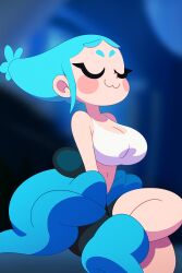 cyan_(rainbow_friends) pochi_science rainbow_friends roblox rodriart tagme