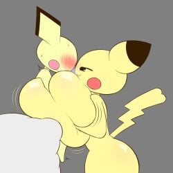 1boy1girl breasts female hyper_breasts k--10 k-10 male pichu size_difference tagme