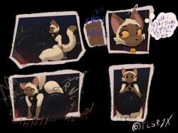 2025 :< all_fours ambiguous_anthro ambiguous_gender ambiguous_pred anthro anthro_pred arm_warmers_(marking) ass bell bell_collar belly belly_on_ground big_belly big_butt big_eyes big_pupils biped black_belly black_body black_clothing black_eyebrows black_fur black_leotard black_nose black_text bloated blue_text bodily_noises body_outline bone bone_breaking bone_imprints bones_in_stomach border brown_arms brown_body brown_ears brown_face brown_fur brown_tail_tip calling_for_help cheek_tuft churn closed_frown closed_smile clothed clothed_ambiguous clothed_anthro clothing collar compression_sound_effect cross-eyed crunch crushing_sound_effect curved_text death digestion digestion_noises digital_media_(artwork) digital_painting_(artwork) dipstick_tail distorted_text domestic_cat door ears_up eclair_(tcsrjx) ellipsis english_description english_text eye_roll eyebrows eyes_mostly_closed facial_tuft fatal_vore felid feline felis four_frame_sequence frown frowning_at_viewer fully_inside fur glistening glistening_clothing glistening_leotard green_text grey_text half-closed_eyes hi_res huge_belly imprint index_to_index innocent_expression inside jingle_bell jingle_bell_collar knocking knocking_on_door latex latex_clothing latex_leotard leotard looking_aside looking_at_belly looking_at_own_belly looking_at_self looking_at_viewer looking_down looking_down_at_belly looking_down_at_self looking_pleasured lying lying_on_ground male_(lore) mammal markings monotone_belly monotone_butt motion_lines mouth_closed mph! muffled multicolored_body multicolored_fur narrowed_eyes oh_shit on_front on_ground one_ear_up onomatopoeia open_:3 open_mouth open_smile orange_sclera orange_text painting_(artwork) pink_inner_ear pink_tongue pointy_ears prick_ears profanity pupils purple_collar purple_text rapid_digestion resting_on_belly rumbling_stomach same_size_vore sequence shaded shortened_sound_effect siamese signature sitting skull skull_imprint slorsh smile soft_shading soft_vore solo sound_effect_variant sound_effects standing surprise tail tail_markings tan_body tan_butt tan_fur tan_tail tan_tuft tcsrjx text thought_bubble tight_clothing tight_leotard tongue tuft twitter_handle two_tone_body two_tone_fur two_tone_tail unseen_prey unwilling_prey vore vowelless vowelless_sound_effect vowelless_vocalization warped_text white_text wide_eyed