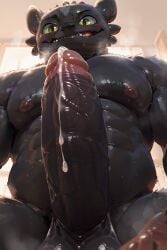 toothless from how to train your dragon by furrypornaddiction