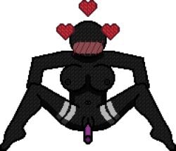 1female 1girls animated anthro anthro_penetrated black_body black_legwear black_sock black_socks black_thighhighs blush blush_lines blushed_face blushing_female blushing_profusely button_nipples buttons dildo dildo_in_pussy female heart heart_symbol hearts_around_head inanimate_object knitted knitting legwear legwear_only looking_at_penis looking_down looking_pleasured missionary_position on_back penetration penis_in_pussy pixel_art plush plush_doll plushie plushophilia puppet pussy short_playtime sock sock_puppet socks solo solo_anthro solo_female solo_focus tagme thigh_high_socks thigh_highs thigh_socks thighhighs thighs transparent_background