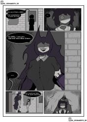 1boy 1femboy 1futa abbie_(fundamental_paper_education) big_ass big_breasts big_penis black_hair breasts cock comic comic_page dialogue dick el_godoned78_xd fundamental_paper_education futa_on_male futa_only futanari happy intersex male miss_circle_(fundamental_paper_education) panels penis uniform white_body