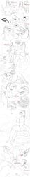allsonwa ambiguous_gender anthro anthro_only blood blood_in_mouth blood_on_clothing blood_on_face bodily_fluids carcharodontosaurid clothing dinosaur dominant dominant_anthro dominant_female duo english_text eyewear female female/ambiguous genitals giganotosaurus glasses grey_background grey_body hand_on_hip hi_res jara_(allsonwa) jewelry model_sheet necklace nervous open_mouth piercing prehistoric_species pussy red_sclera reptile saliva saliva_string scalie sharp_teeth simple_background solo_focus spikes spikes_(anatomy) standing tail_around_partner teeth text theropod tongue tongue_piercing topwear vore wearing_glasses white_body white_eyes