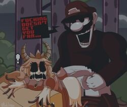 mx (mario 85) from coronation day (creepypasta) by nickjenga