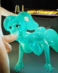 1boy 1girls 2025 3d all_fours anthro ass black_eyes black_nails blue_body blue_skin breasts ella_slurp fellatio female female_anthro fortnite hand_on_head human human_male human_on_anthro humanoid interspecies kfc_(artist) light-skinned_male light_skin looking_at_another male nipple_piercing nipples non-human nude nude_female nude_male oral oral_sex penis piercing sex slime slime_girl slurp_(fortnite) translucent translucent_body video_games