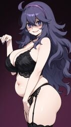 ai_art ai_assisted ai_generated ass background belly belly_expansion big_ass big_belly big_breasts big_breasts breasts chubby cum curvy dark_hair female female goth hairband hex_maniac hex_maniac_(pokemon) hot huge_breasts long_hair long_sleeves navel nipples no_bra npc_trainer nude pokemon pokemon_(game) pregnant purple_background purple_eyes sex simple solo voluptuous voluptuous_female white_skin
