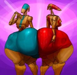 ass ass_to_ass b1_battle_droid battle_droid big_ass breasts busty busty_female busty_girl butt_bump clanker disco dj dj_battle_droid doughy_ass doughy_butt droid exposed_ass exposed_butt female female_focus female_only headphones headset hotcoffeeguy1 hyper hyper_ass hyper_asscheeks hyper_breasts hyper_butt hyper_tits musk musky robot rubbber rubber rubber_ass solo solo_focus star_wars sweat sweaty_ass