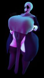 fem gaster from deltarune by azikdoesart