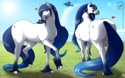 16:10_aspect_ratio 1girls 2013 absurd_res animal anthro ass bedroom_eyes big_ass big_butt blue_body blue_eyes blue_fur blue_hair blue_lips blush butt cutie_mark dated ear_piercing equid equine extreme_content eyeshadow female female_feral female_horse feral feral_female feral_horse fur furry grass hair hasbro heart heart_symbol hi_res high_resolution hooves horse huge_ass jade-sapphire jewelry large_filesize licking licking_lips licking_own_lips limited_visibility lips lipstick long_hair looking_back makeup mammal multiple_views my_little_pony narrowed_eyes necklace outdoors outside piercing plant pose presenting presenting_hindquarters quadruped seductive seductive_eyes self_lick sky solo standing tail tongue tongue_out very_high_resolution walter_sache white_body white_fur
