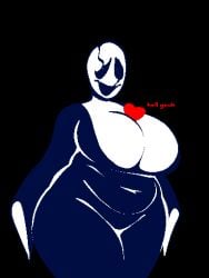 fem gaster from deltarune