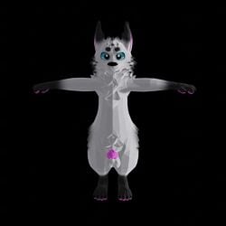 1:1 3d_(artwork) 3d_animation animal_genitalia animal_penis animated anthro biped black_background canine_genitalia canine_penis digital_media_(artwork) genitals male penis randomfur1 simple_background solo t-pose taidum