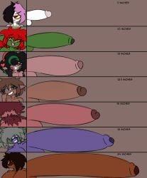 3boys 3femboys 4futas average_sized_penis bangs_over_eyes big_penis blue_eyes brown_eyes bunny_futa bunny_girl cock_comparison cupiditas_(golden_weeb) dark-skinned_elf dark-skinned_femboy dark-skinned_futanari dark_elf dark_penis demon_femboy elf_futanari foreskin goblin_male green_penis hair_covering_eye huge_penis huge_thighs humiliated hung_femboy hung_futanari loop_(golden_weeb) max_(golden_weeb) measurements mechacarnis mizuki_(golden_weeb) orc_futanari pandora_(golden_weeb) penis penis_chart penis_comparison penis_size_chart purple_penis purple_skin rabbit_girl red_pupils rosario_(golden_weeb) sapphy_(golden_weeb) size_comparison size_difference small_penis text uncensored white_penis yellow_sclera ❤️