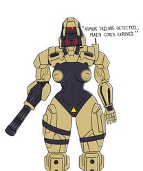 1girl 1girls activision armor breasts call_of_duty female genderswap_(mtf) machine monster notarealdoctor reaper_(call_of_duty) reaper_(disambiguation) robot robot_girl solo video_games weapon