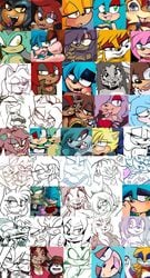 11boys 6+boys 6+girls amy_rose becky_the_hedgehog black_fur black_hair blonde_fur blonde_hair blue_eyes blue_fur blue_hair brown_eyes brown_fur brown_hair cyan_fur cyan_hair dark_blue_hair female furry furry_only green_eyes green_fur green_hair half-closed_eye half-closed_eyes light_blue_fur light_blue_hair line_art oc open_mouth original_character original_characters pink_eyes pink_fur pink_hair purity_the_hedgehog red_fur red_hair sally_acorn seductive seductive_look seductive_smile sega sonic_(series) thumbnail yellow_eyes yellow_fur yellow_hair