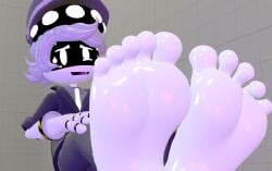 1male 3d big_feet feet feet_fetish feet_tease foot_fetish foot_tease male murder_drones n_(murder_drones) robot robot_boy soles thatonewhodoes the_murder_drone_feet_situation_is_crazy