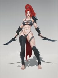 1girls action_pose artist_request athletic_female barefoot bikini_armor dark_eldar drukhari eldar elf_ears female female_only fit_female muscular_female skimpy_armor skimpy_clothes tagme_(artist) warhammer_(franchise) warhammer_40k