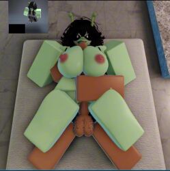 1boy 1girls 3d alien alien_girl alien_humanoid animated antennae black_hair blowjob deepthroat jonhe reverse_cowgirl_position roblox roblox_avatar roblox_game roblox_studio robloxian tagme thick_ass thick_thighs video