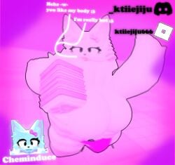 ass big_ass big_breasts boykisser breasts cheminduce_(roblox) female furry furry_female girl ktiiejiju_(artist) naked roblox tongue