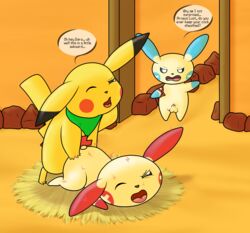 absurd_res bestiality caught cheating cucked_by_pokemon cuckold female gau_(artist) hi_res male mammal minun netorare nintendo ntr penis pikachu plusle pokémon_(species) pokemon pokemon_(species) pokemon_mystery_dungeon pokephilia rodent sex straight video_games zoophilia