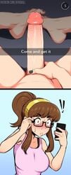 1futa 1girls 2koma afrobull big_penis blush blushing breasts clothed clothing cock_shock dick_pic erection faceless faceless_character faceless_futanari feet female female_focus fully_clothed futa_pov futanari glasses goth human instant_loss_2koma intersex inviting_to_sex katelynn_(afrobull) light-skinned_female light-skinned_futanari light_skin nerd nervous nude nude_selfie original original_character original_characters penis penis_awe photo pov presenting_penis self_shot selfie shocked snapchat social_media spread_legs steph_(afrobull) surprised sweating text